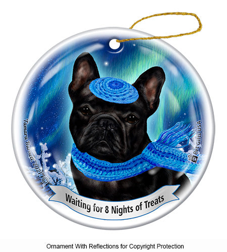 French Bulldog Black Ornament