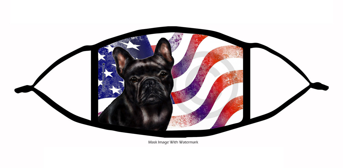 French Bulldog (Black) Face Mask