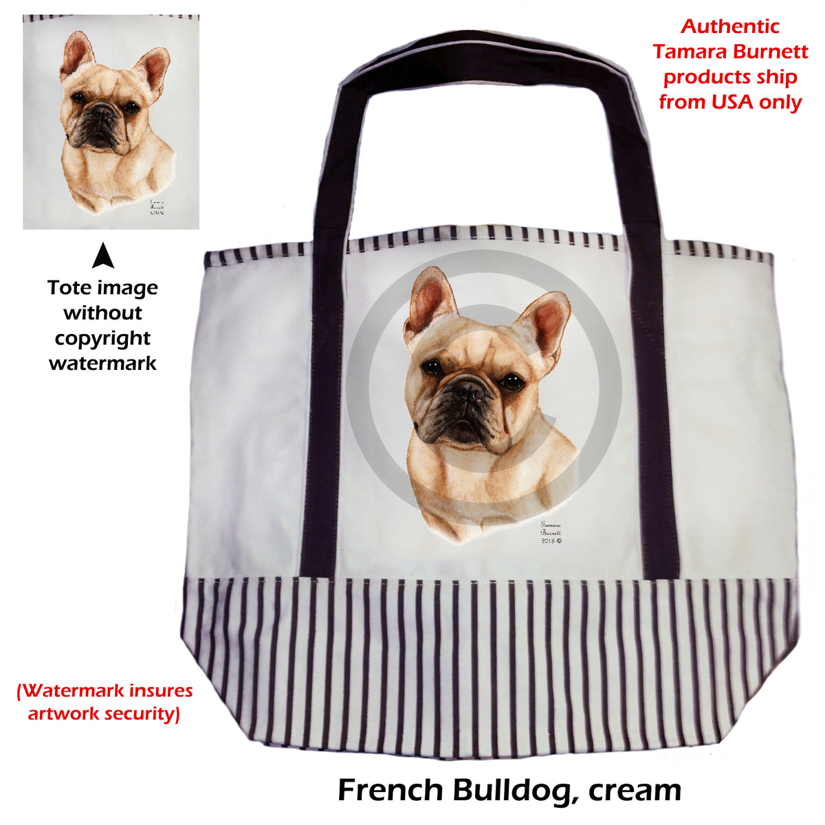 French Bulldog - Tote Bag