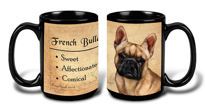 French Bulldog Fawn - My Faithful Friends Mug 15 oz