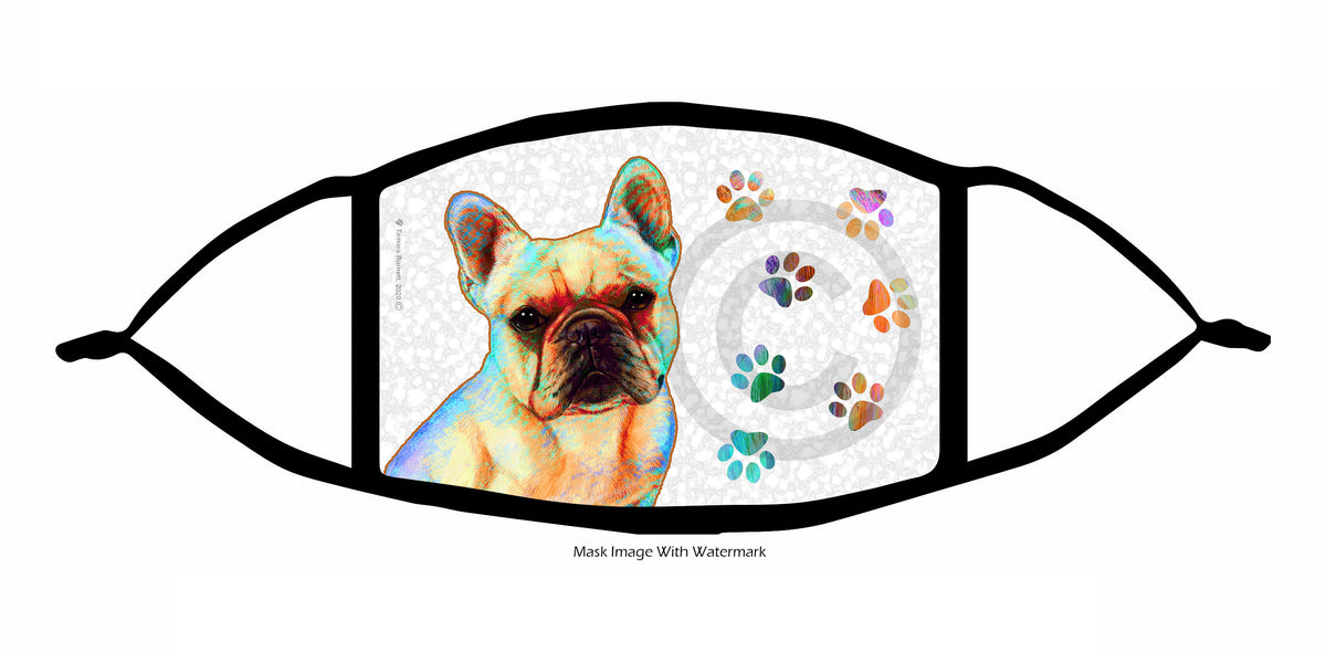 French Bulldog (Cream) Face Mask