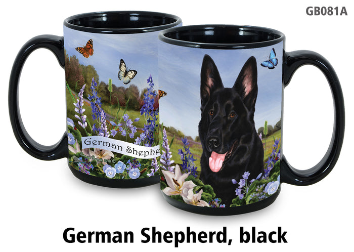 German Shepherd White - Garden Party Fun Mug 15 oz
