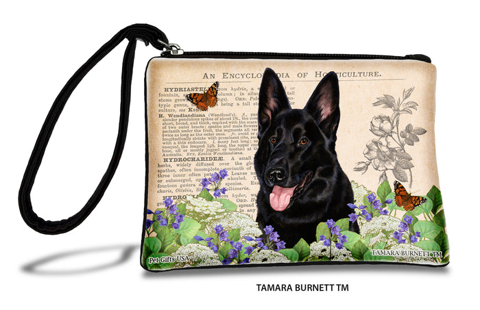 German Shepherd Black Zippees Pet Pouch