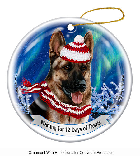German Shepherd Light Sable Ornament