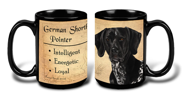 German Shorthaired Pointer Black Roan - My Faithful Friends Mug 15 oz