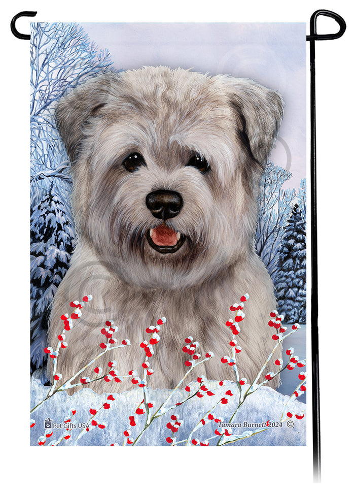 Glen of Imaal Terrier Winterberries Garden Flags
