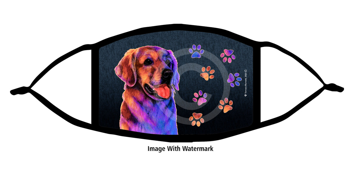 Golden Retriever (Red) Face Mask