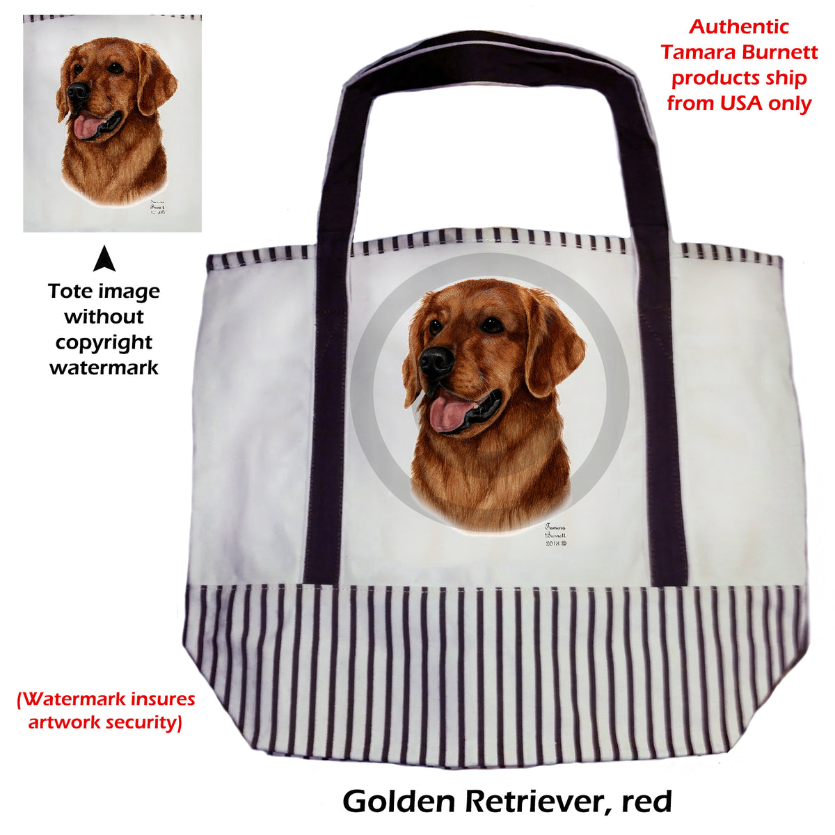 Golden Retriever - Tote Bag