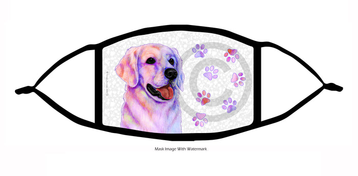 Golden Retriever (Gold) Face Mask