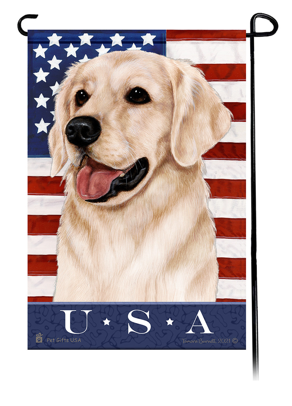 Golden Retriever True Blue - Garden Flag