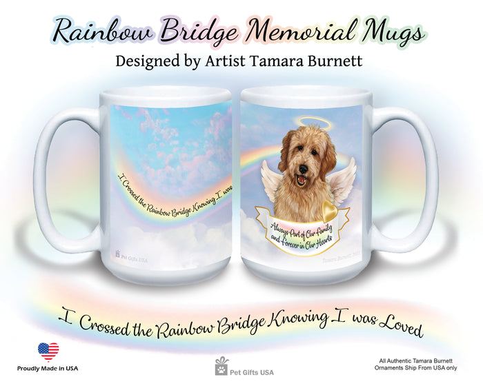Goldendoodle Memorial Mug 15 oz