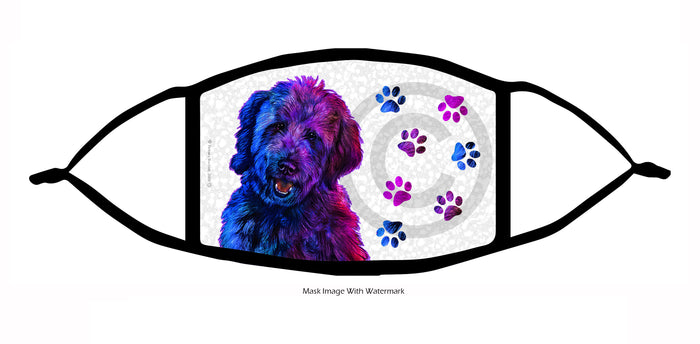 Goldendoodle (Black) Face Mask