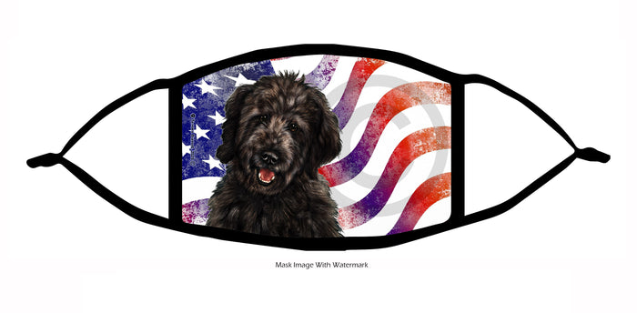 Goldendoodle (Black) Face Mask