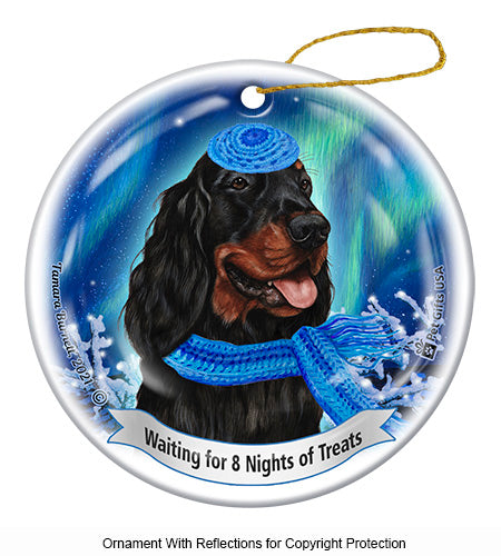 Gordon Setter Hanukkah Ornament