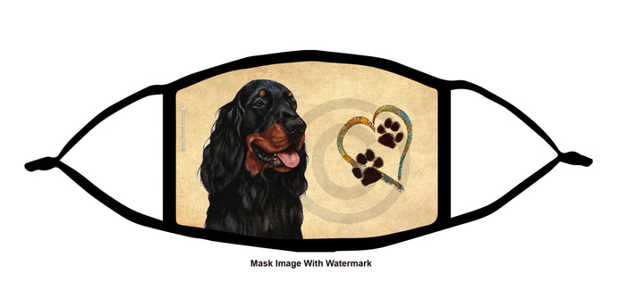 Gordon Setter Face Mask