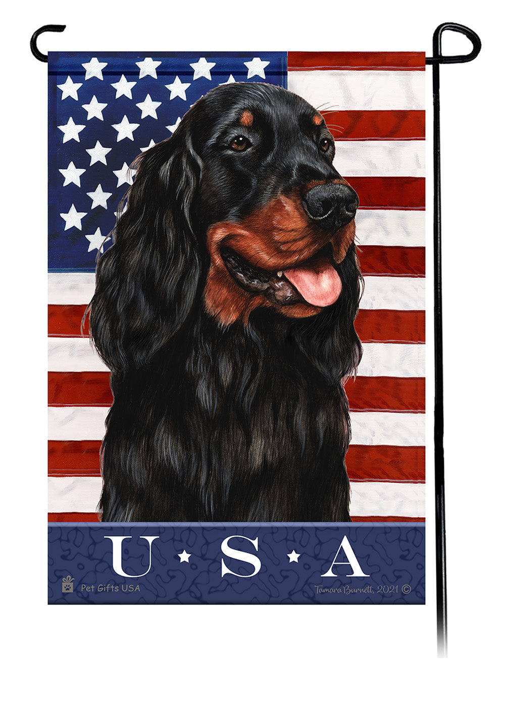 Gordon Setter True Blue Garden Flags