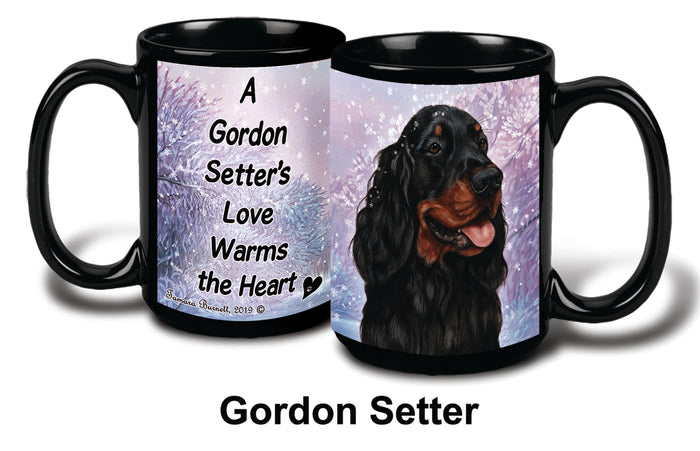 Gordon Setter Winter Mug 15 oz