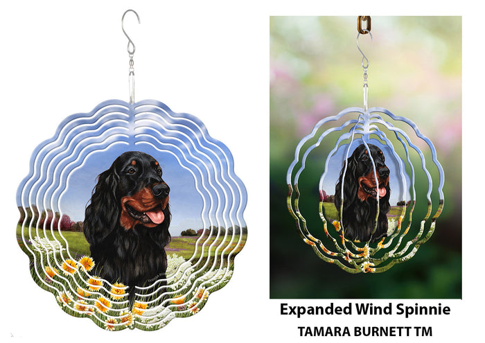 Gordon Setter Wind Spinner