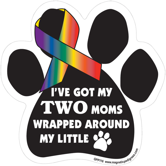  Rainbow Paw Shaped Magnets
