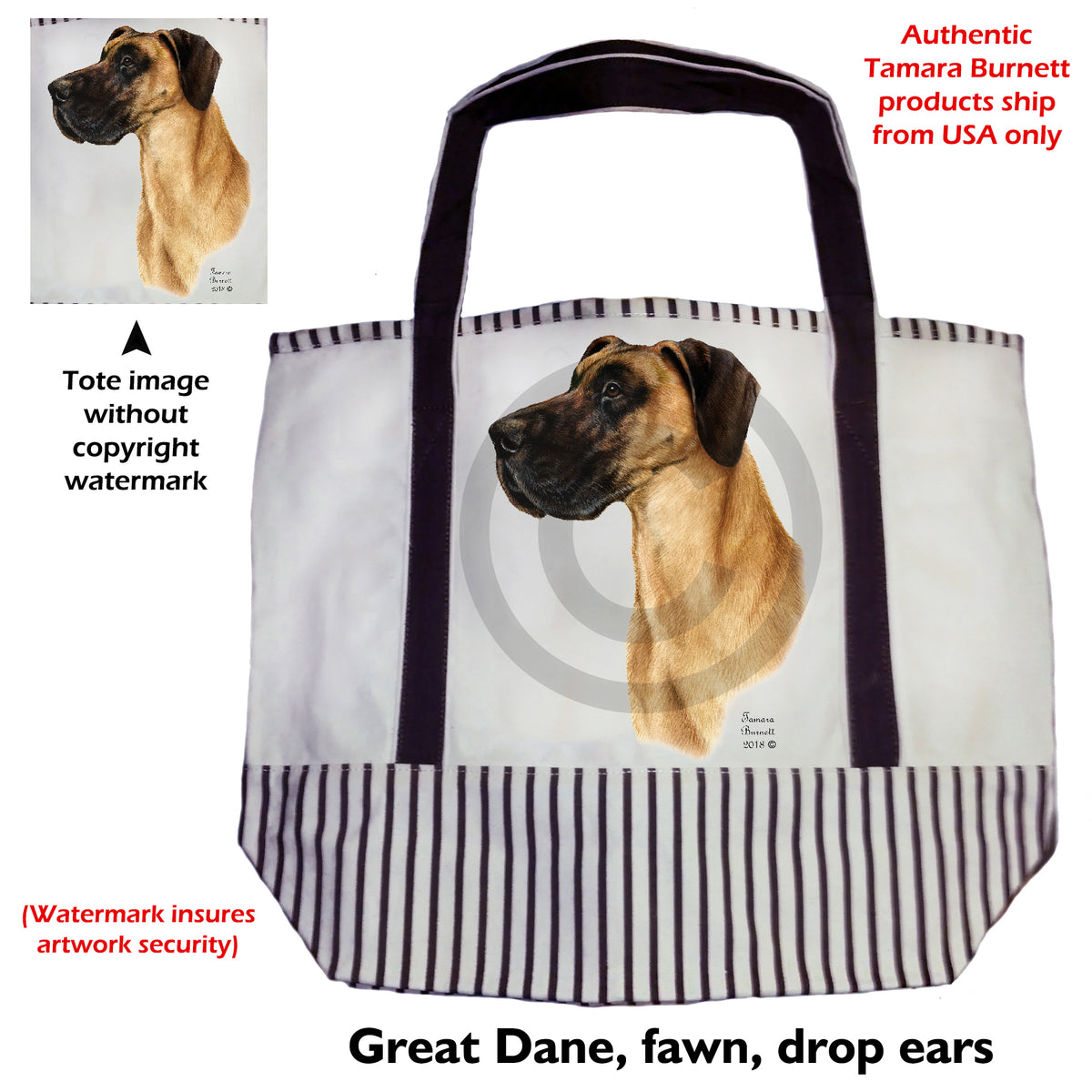 Great Dane - Tote Bag