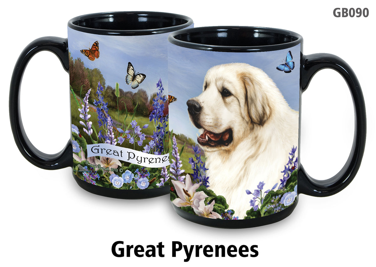 Great Pyrenees - Garden Party Fun Mug 15 oz
