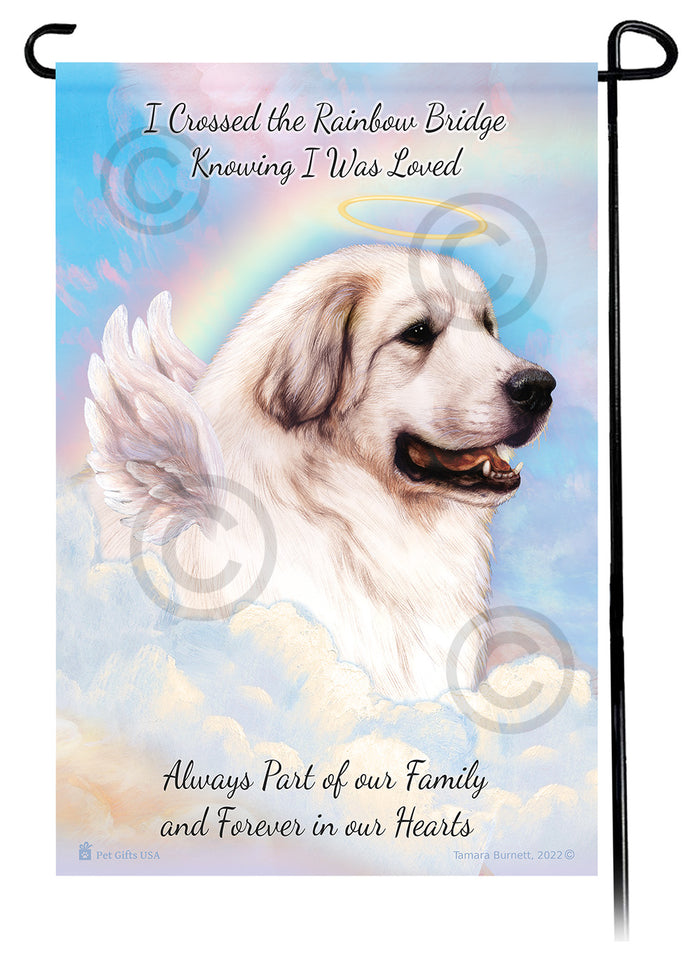 Great Pyrenees Memorial Garden Flags
