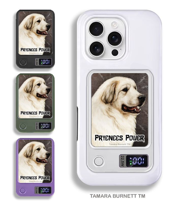 Great Pyrenees Phone Bank Wireless Charger