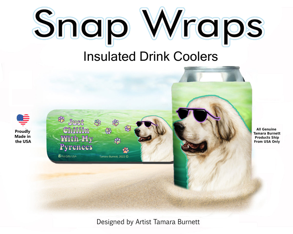 Great Pyrenees Snap Wrap Cozy
