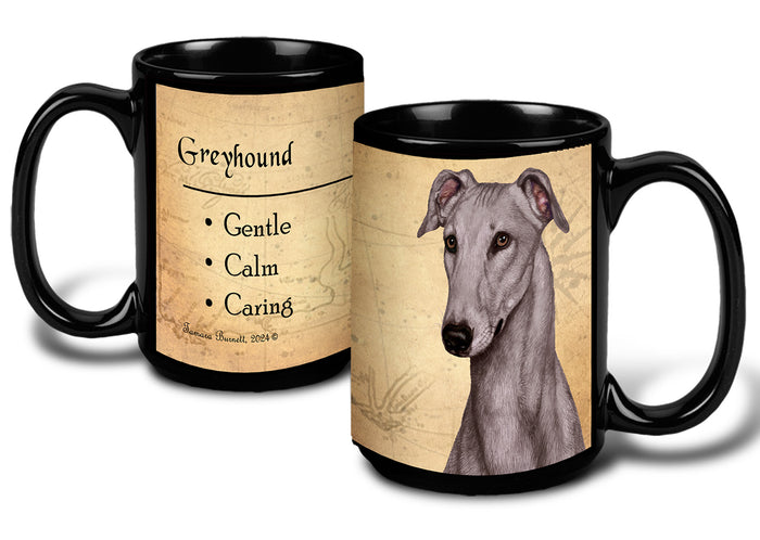 Greyhound Blue - My Faithful Friends Mug 15 oz
