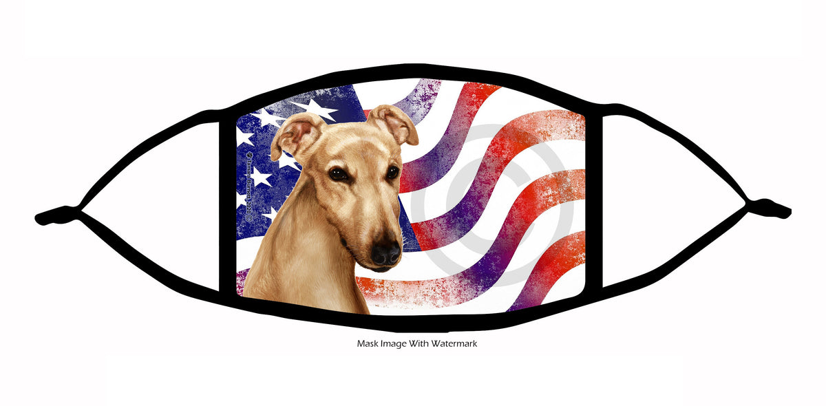Greyhound (Cream) Face Mask