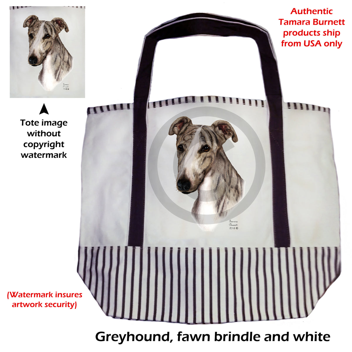 Greyhound - Tote Bag