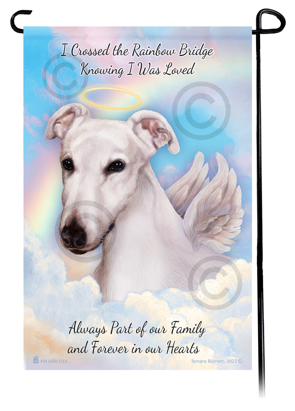 Greyhound Memorial - Garden Flag