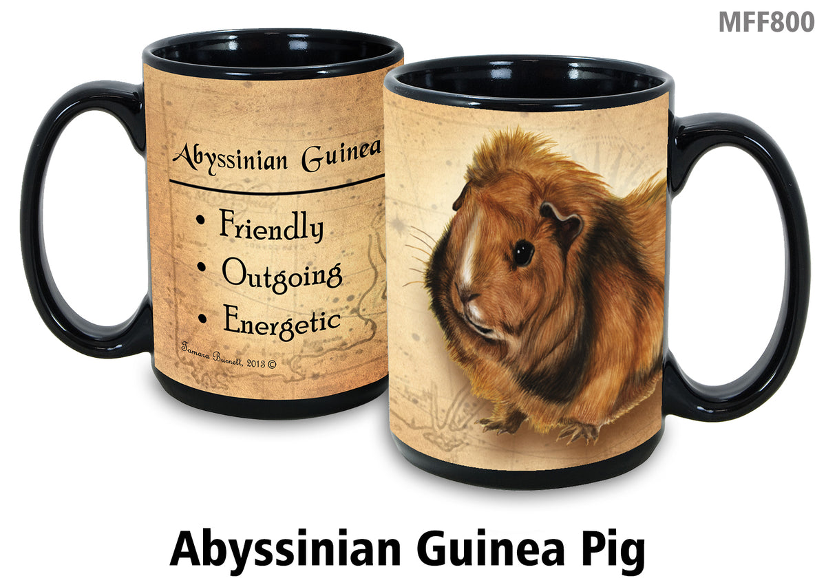 Guinea Pig (Abyssinian) - My Faithful Friends Mug 15 oz