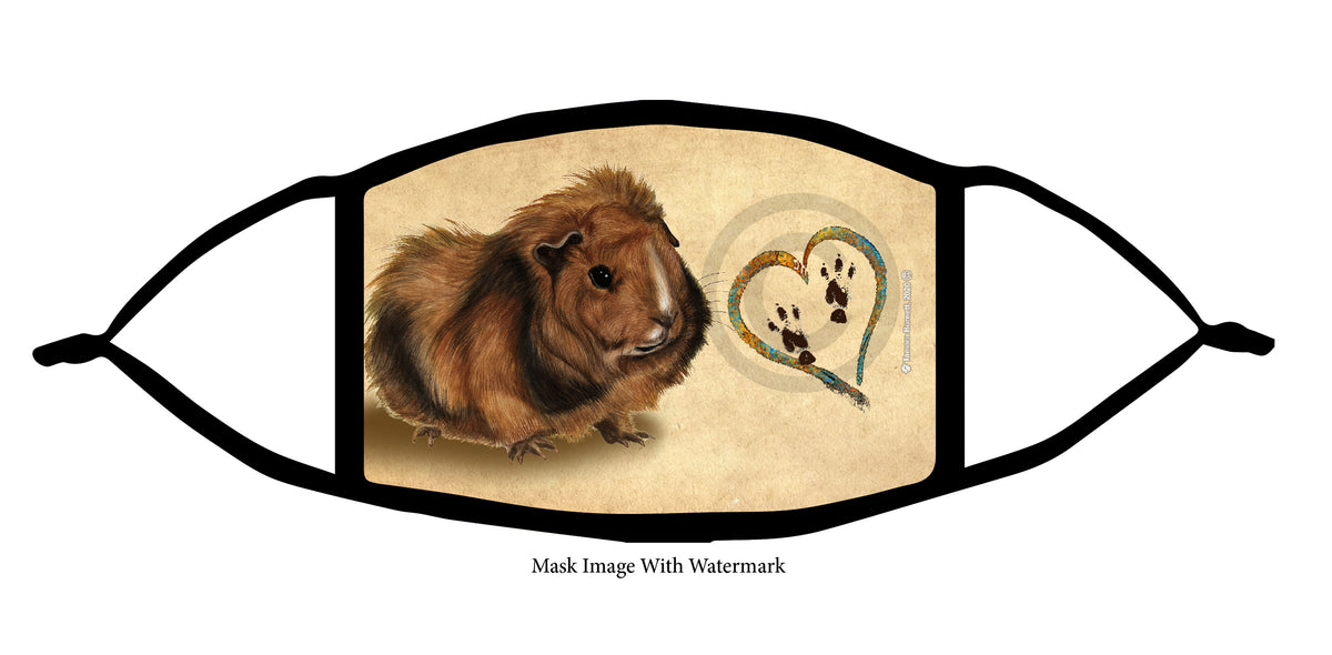 Guinea Pig (Abyssinian) Face Mask