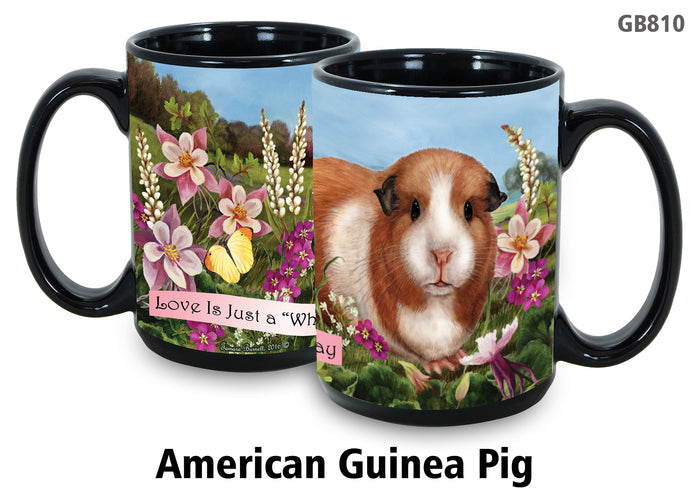 Guinea Pig American - Garden Party Fun Mug 15 oz