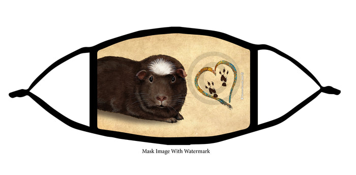 Guinea Pig (Chocolate Crested) Face Mask
