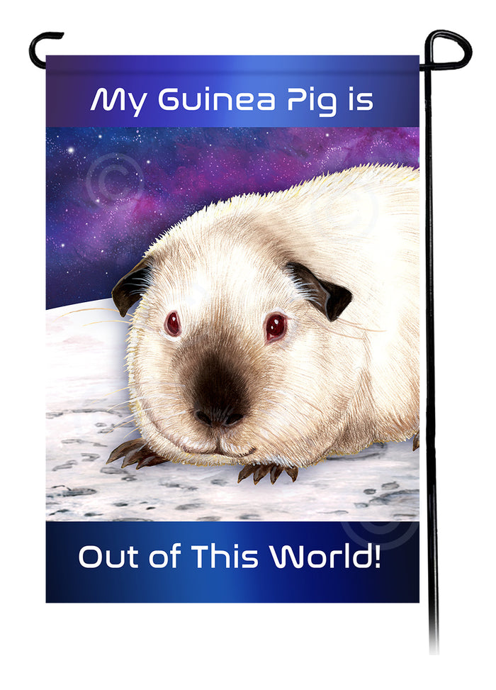 Himalayan Guinea Pig Out Of This World Garden Flags