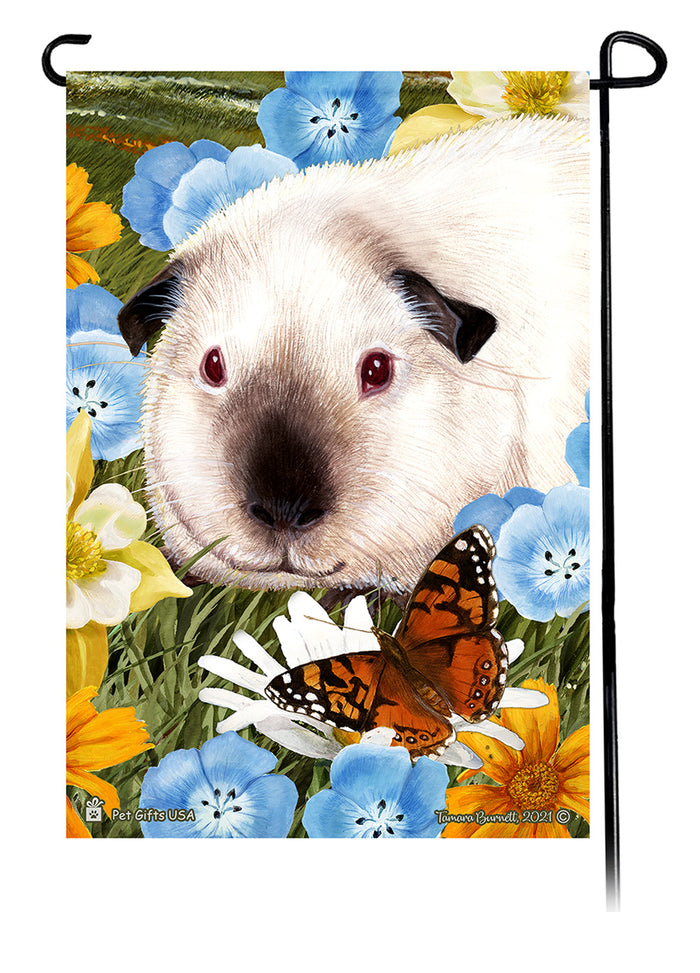 Himalayan Guinea Pig Summer Flowers Garden Flags