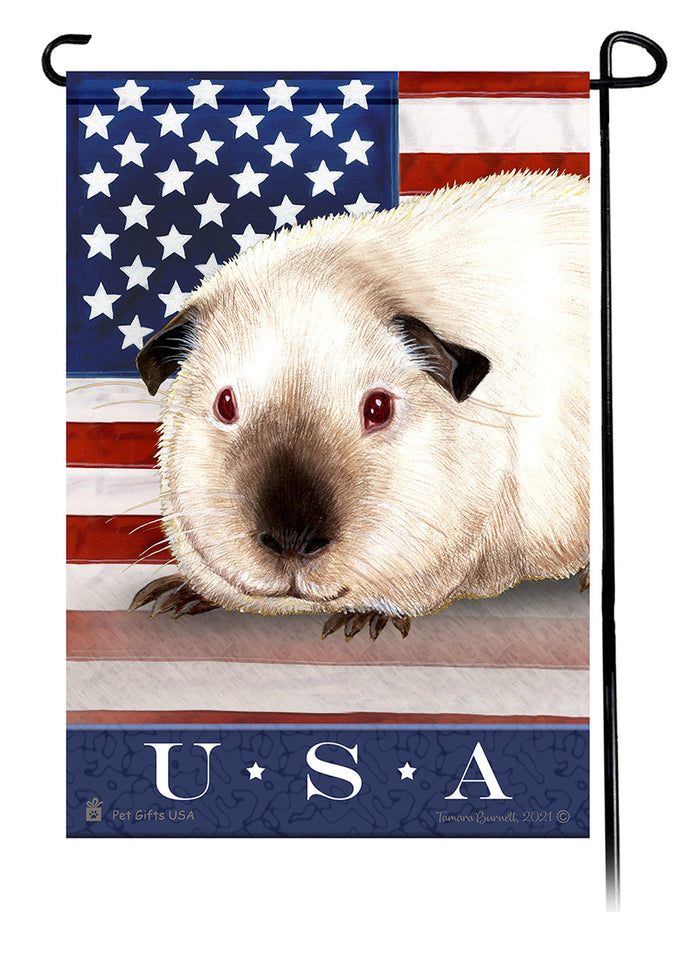 Himalayan Guinea Pig True Blue Garden Flags