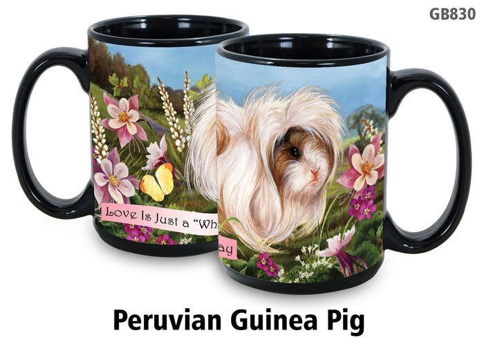 Guinea Pig Peruvian - Garden Party Fun Mug 15 oz
