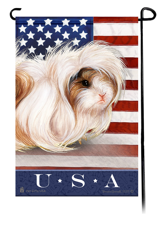 Peruvian Guinea Pig True Blue Garden Flags