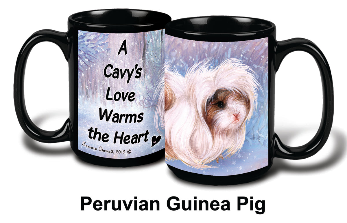 Guinea Pig (Peruvian) Winter Mug 15 oz