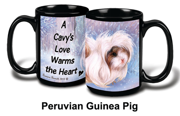 Guinea Pig (Peruvian) Winter Mug 15 oz
