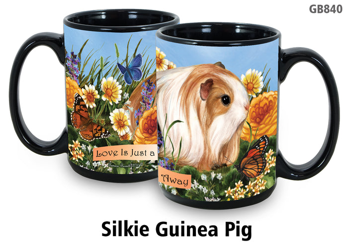 Guinea Pig Silkie - Garden Party Fun Mug 15 oz