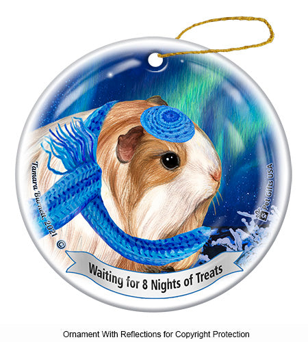 Guinea Pig Silkie Hanukkah Ornament