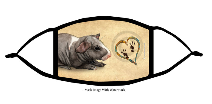 Guinea Pig (Skinny, Hairless) Face Mask