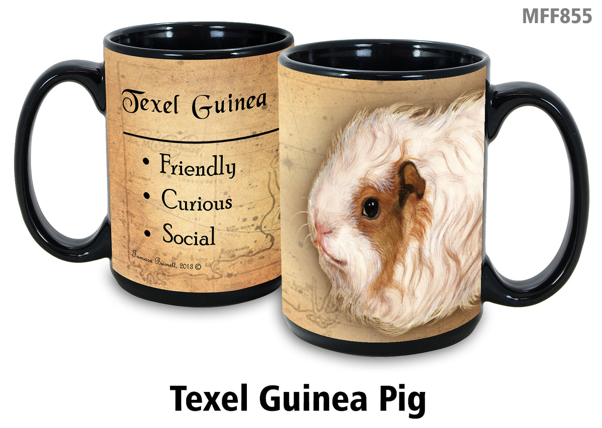 Guinea Pig (Texel) - My Faithful Friends Mug 15 oz