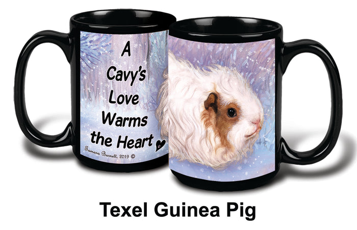 Guinea Pig (Texel) Winter Mug 15 oz