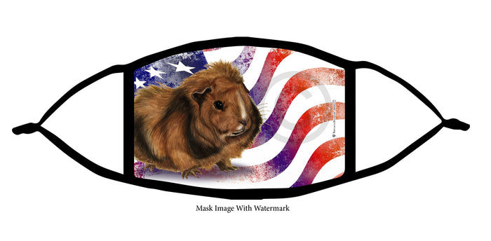 Guinea Pig (Abyssinian) Face Mask