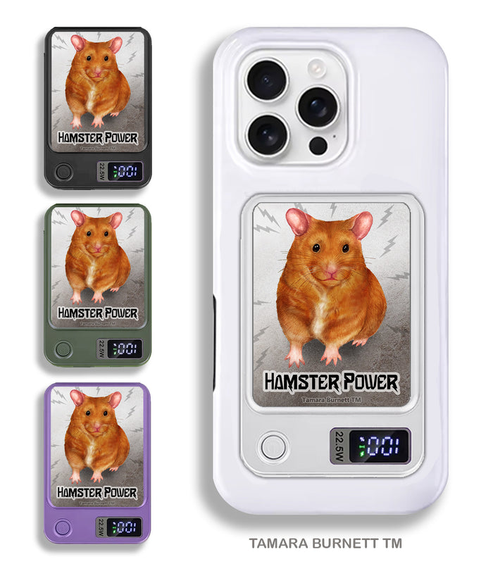 Hamster Cinnamon Phone Bank Wireless Charger